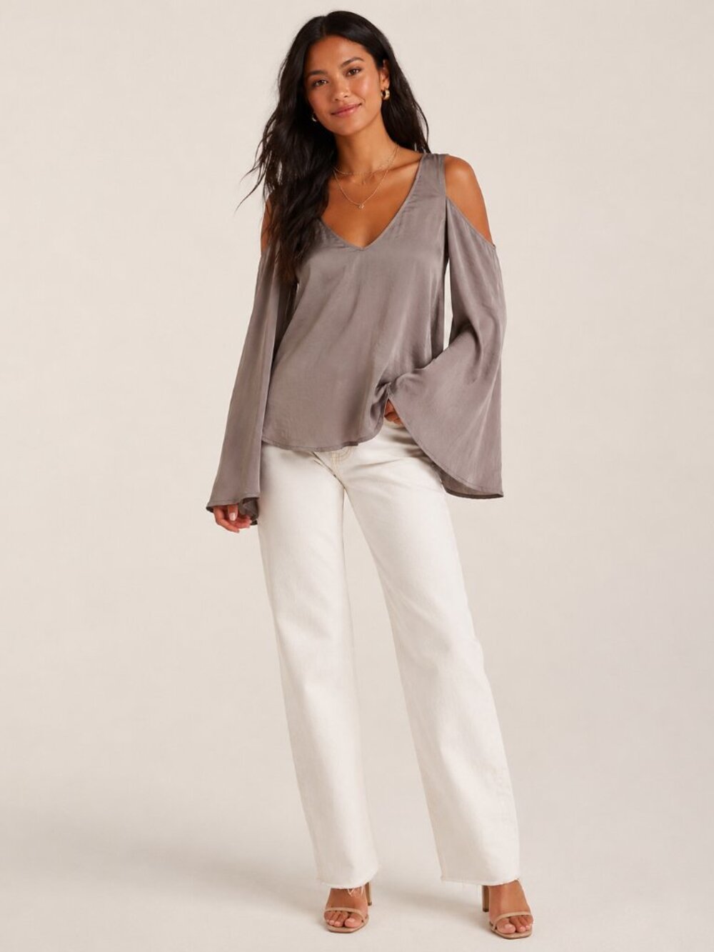 Show Me Your Mumu Women's Silver Blouse